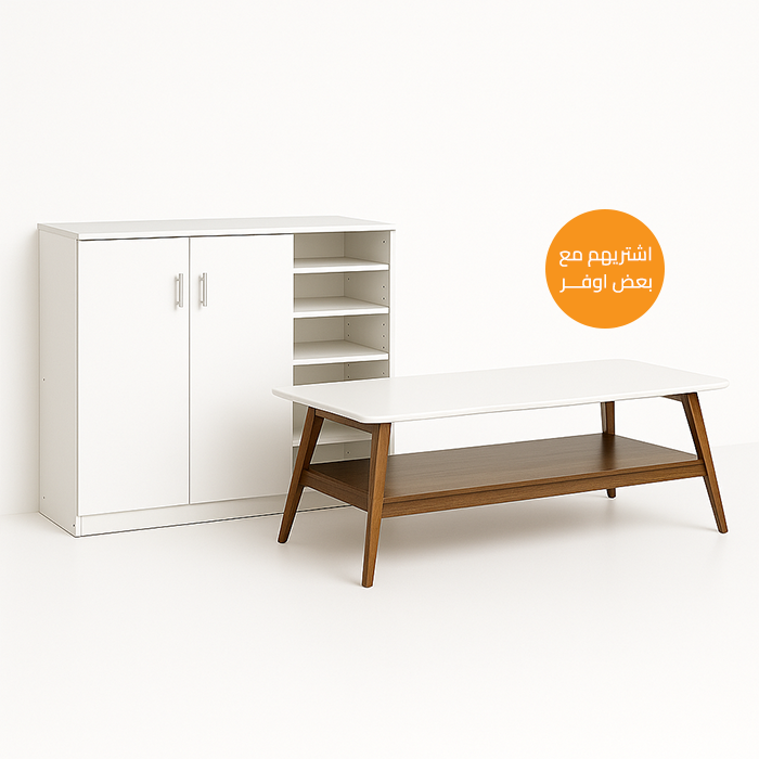 Set of Coffee Table and Shoe cabinet - BUN2