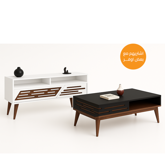 Set of Tv unit and coffee table - BUN12