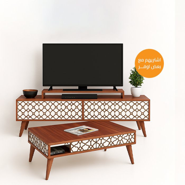 Set of Tv unit and coffee table - BUN15