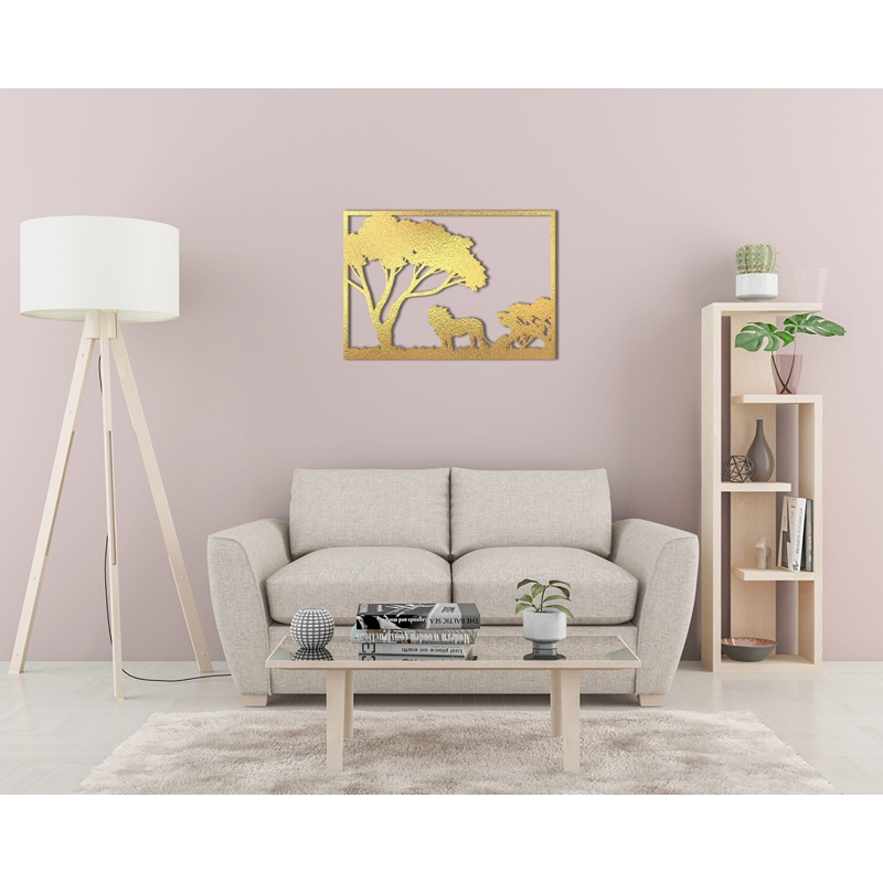 ديكور حائط خشبي، 60 × 80 سم، متعدد الألوان - KM-EG31-217