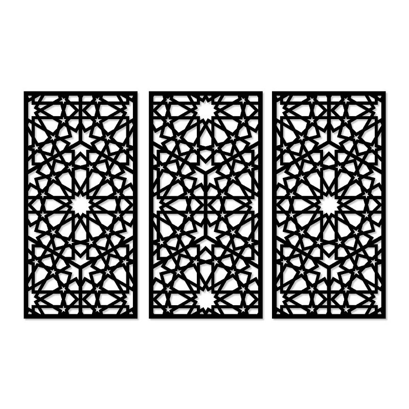 ديكور حائط خشبي، 80 × 130 سم، متعدد الألوان - KM-EG31-230