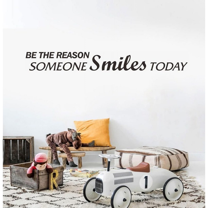 ملصق حائط، 55 × 20 سم، أسود - KM-EG31-258