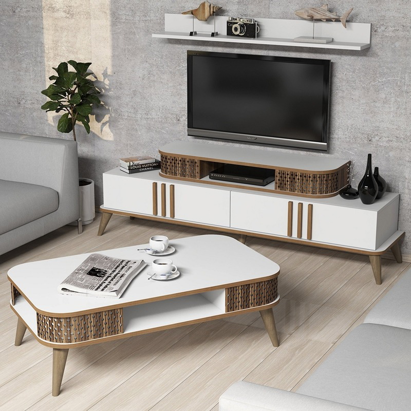 Set of Tv unit and coffee table - BUN13