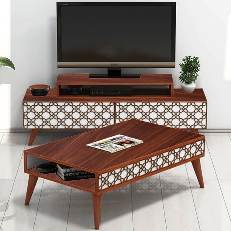 Set of Tv unit and coffee table - BUN15