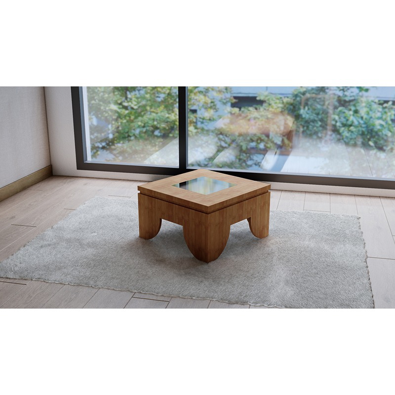 طاولة قهوة، 80 سم، خشبي - KM-EG176-25