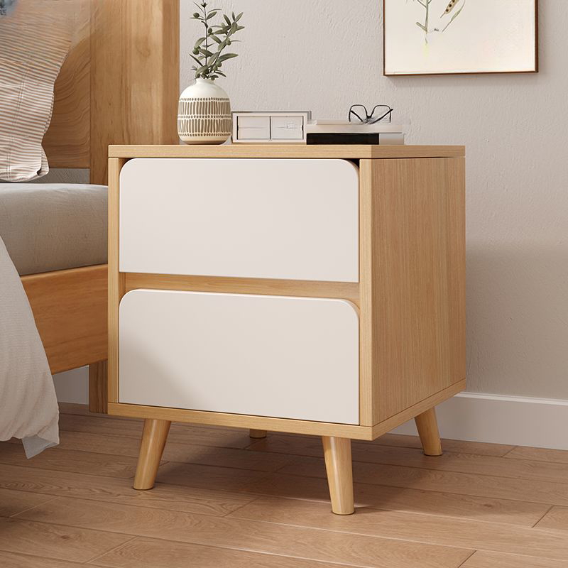 Nightstand, 36 cm, Wood/White - KM-EG147-51