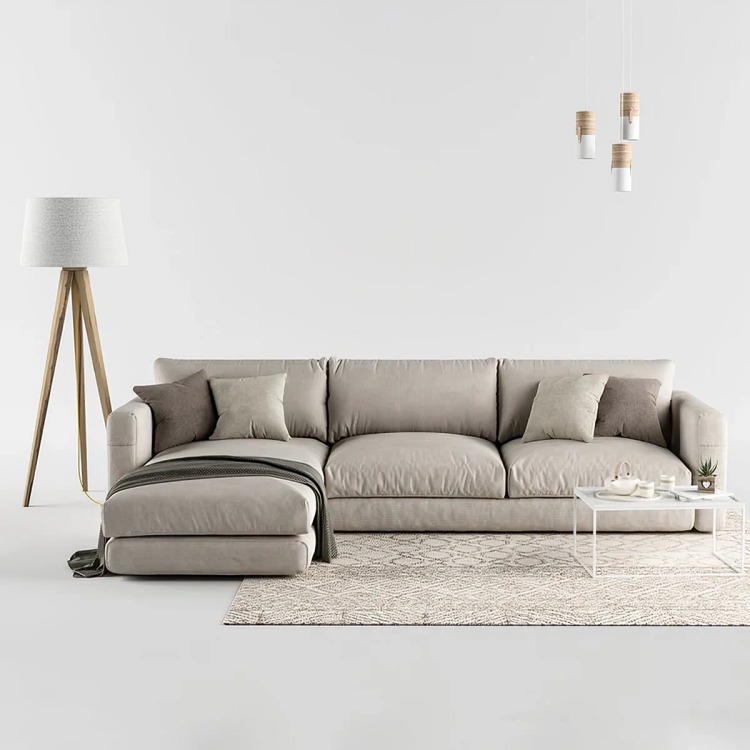 ركنه, 240 سم, رمادي فاتح - KM-EG98-63