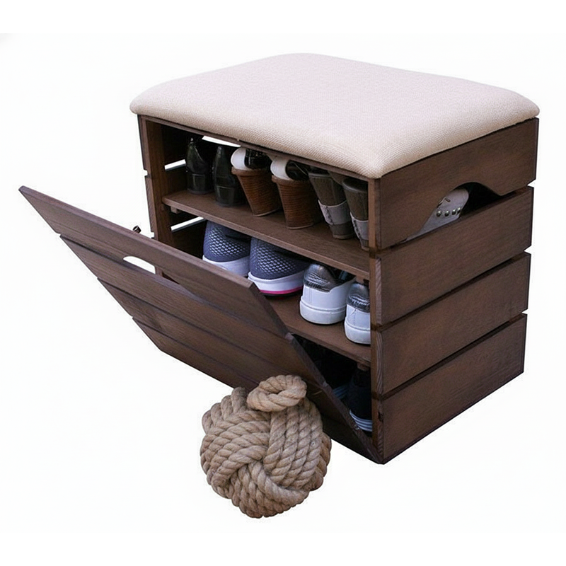 Shoe Cabinet, 50 cm, Brown - KM-EG22-10