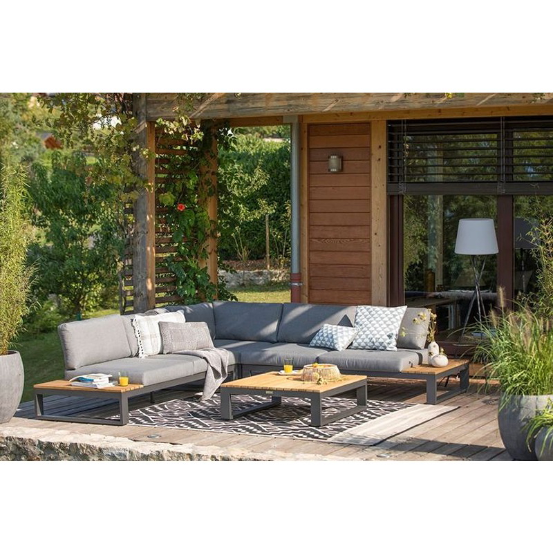 Outdoor Corner Sofa, 3 Pcs, Multi-Color - KM-EG157-54
