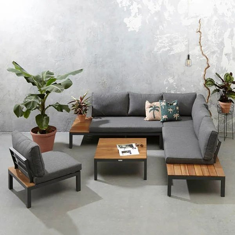 Outdoor Corner Sofa, 4 Pcs, Multiple Colors - KM-EG157-58