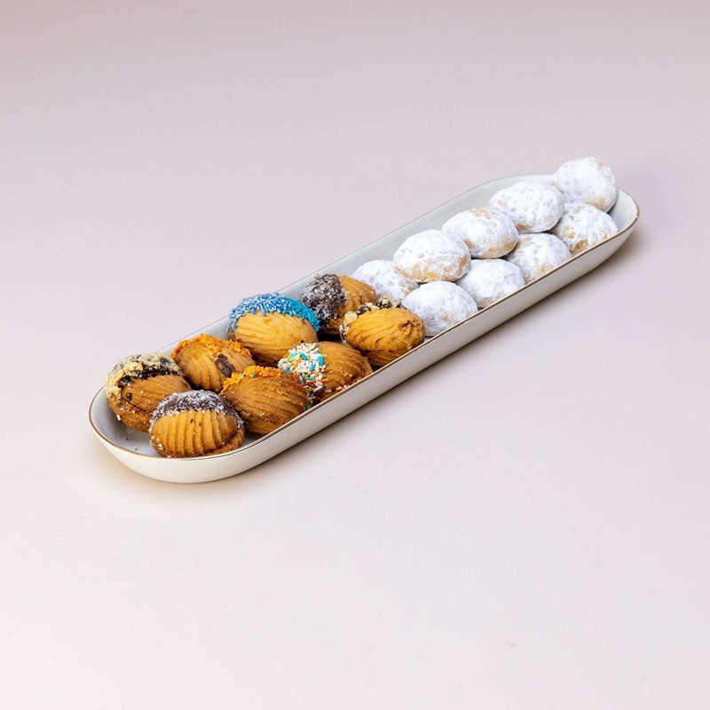 صينية تقديم، 24 سم، أبيض - KM-EG55-490