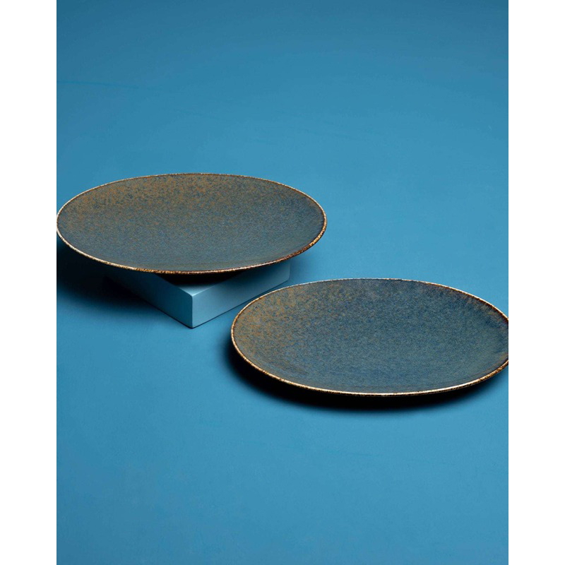 طبق تقديم، 24 سم × 17 سم، أخضر زمردي - KM-EG55-493