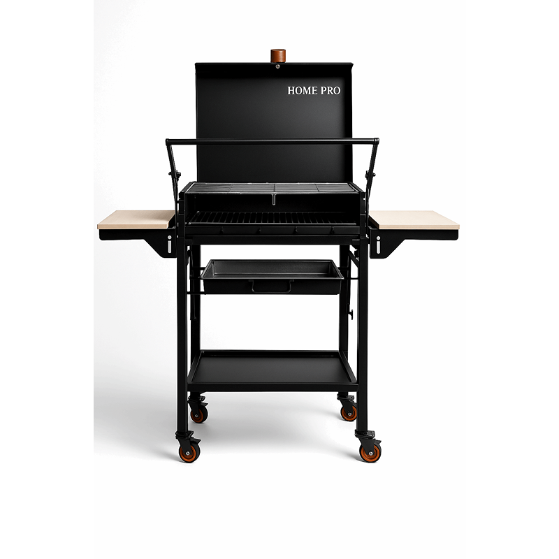 شواية خارجية، 60 سم × 40 سم، أسود - KM-EG55-497