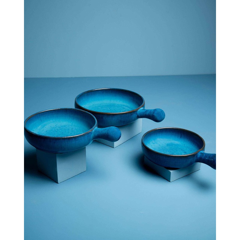 طقم أواني فخارية، 3 قطع، متعدد الألوان - KM-EG55-500