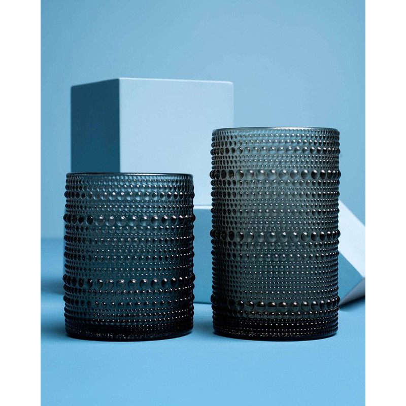 كوب زجاج دوتلاين، متعدد المقاسات، كحلي - KM-EG55-506