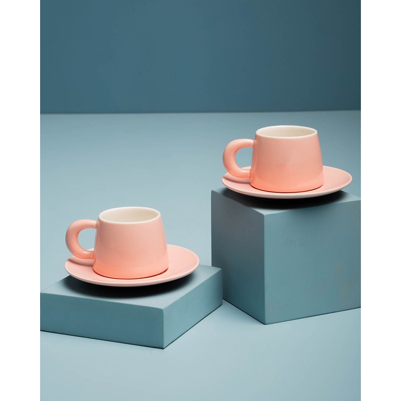 مج إسبريسو لوكس، 6 قطع، متعدد الألوان - KM-EG55-508