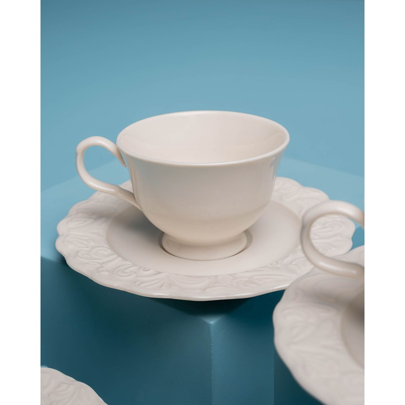 مج قهوة أرابيسك، متعدد المقاسات، أوف وايت - KM-EG55-509