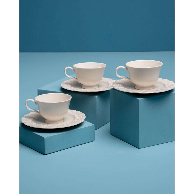 مج قهوة أرابيسك، متعدد المقاسات، أوف وايت - KM-EG55-509