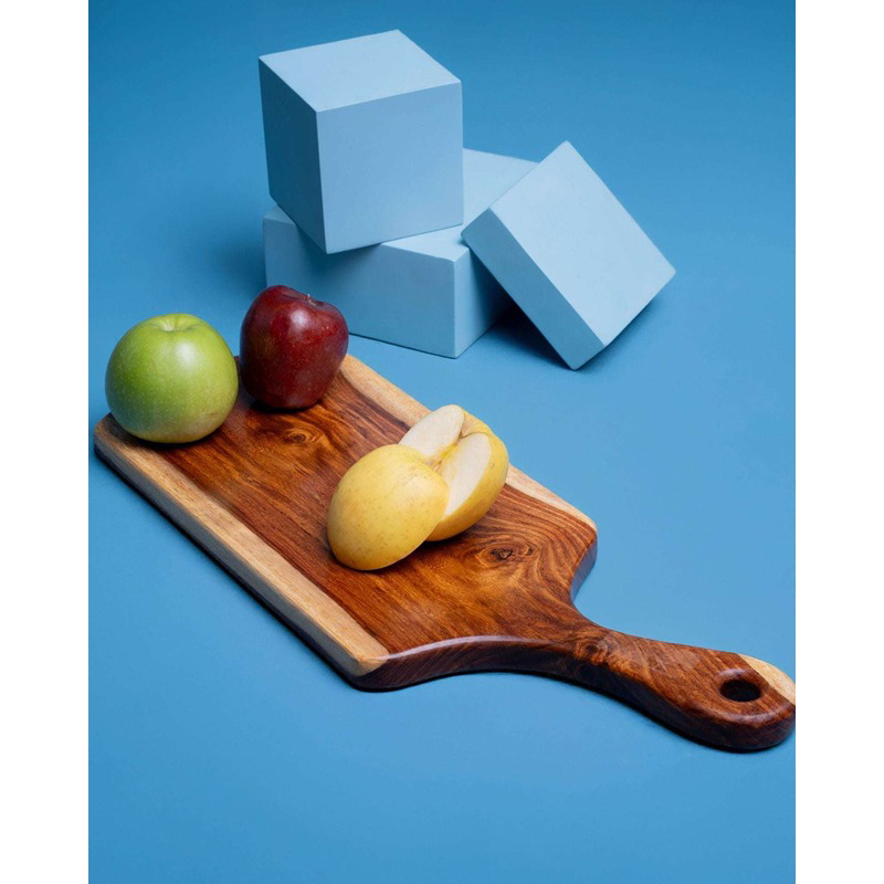 لوح تقديم خشب، 50 سم × 18 سم، بني/خشبي - KM-EG55-513