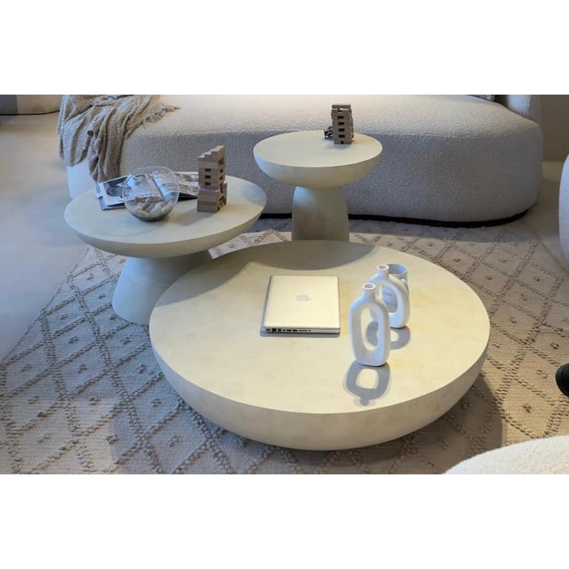 طاولة قهوة، متعدد المقاسات، أوف وايت - KM-EG148-31