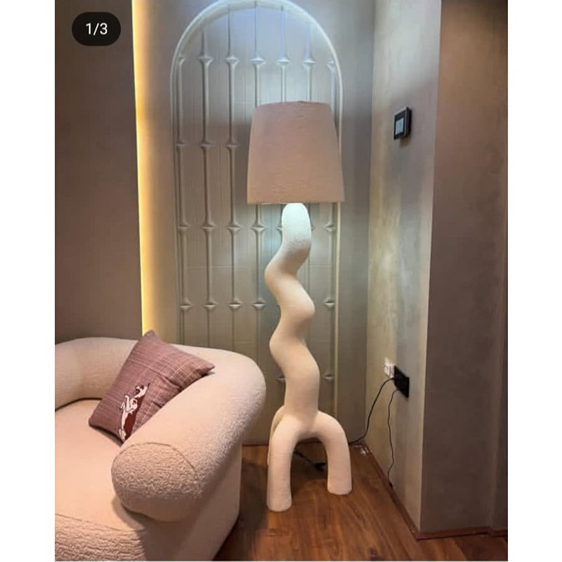 Floor Lamp, 120 cm, White - KM-EG148-41