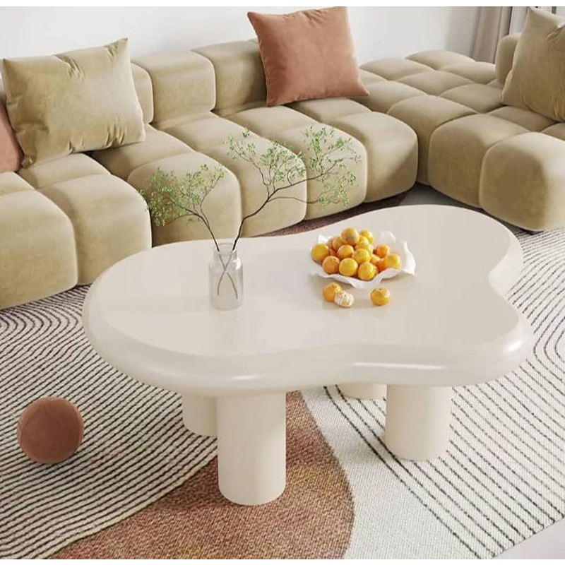 Coffee Table, 120 cm, White - KM-EG148-44