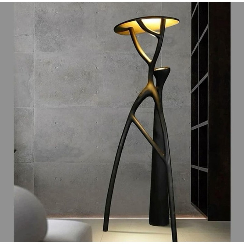 Floor Lamp, 160 cm, Black - KM-EG148-45