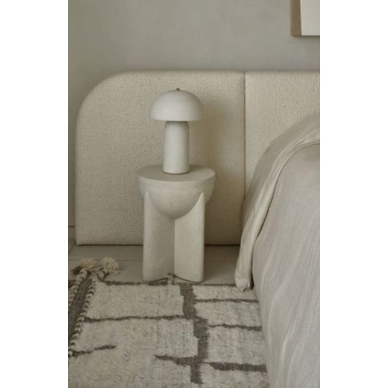 Side Table, 40 cm, White - KM-EG148-57