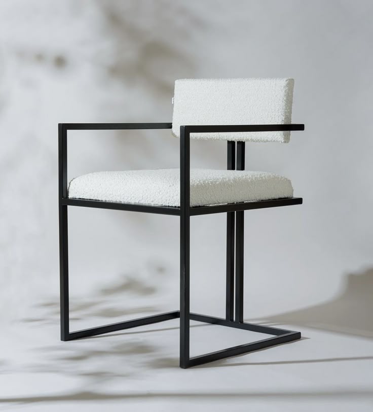 Dining Chair, 50 cm, Black/White - KM-EG157-48