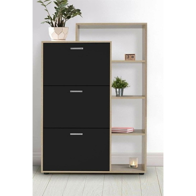 جزامة, 100 سم, اسود و خشبي - KM-EG149-31