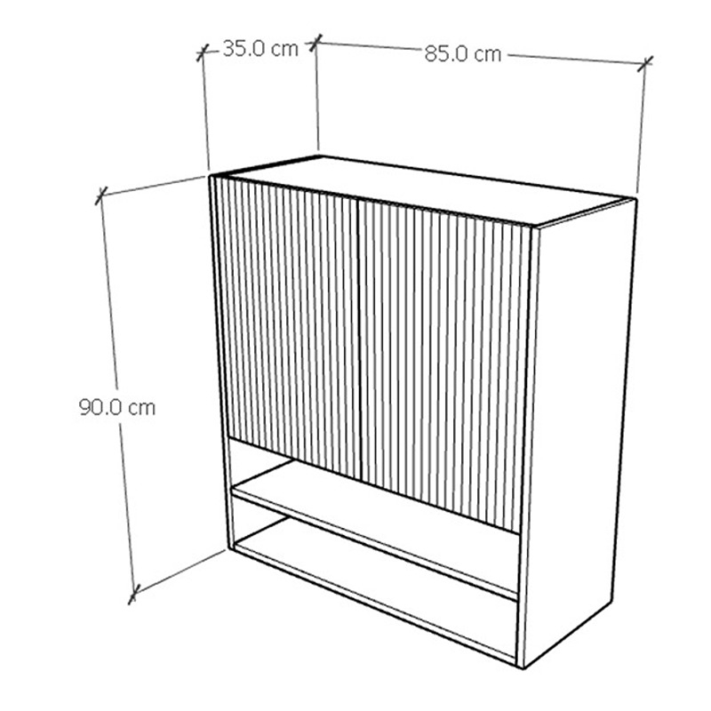 جزامة, 85 سم, أوف وايت - KM-EG167-10