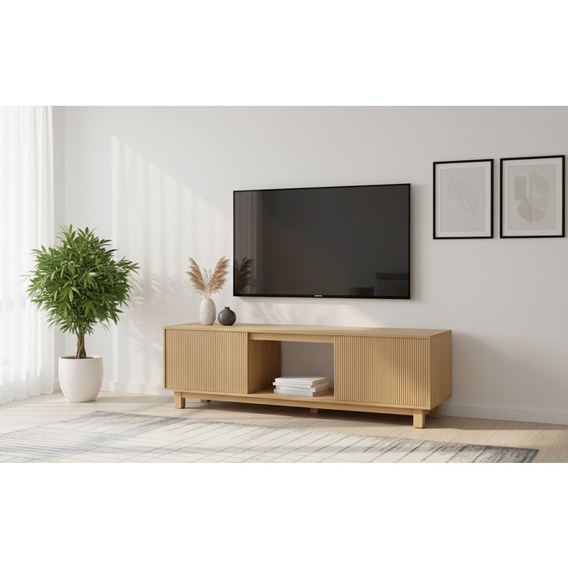 TV Unit, 160 cm, Wood - KM-EG167-02