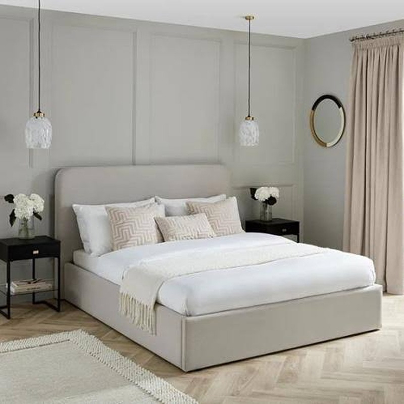 Bed, Multiple Sizes, Beige - KM-EG111-65