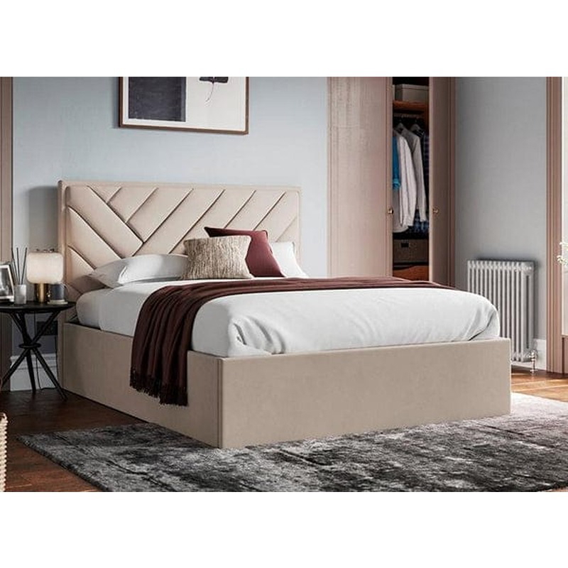 Bed, Multiple Sizes, Beige - KM-EG111-58