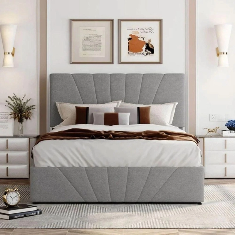 Bed, Multiple Sizes, Grey - KM-EG111-19