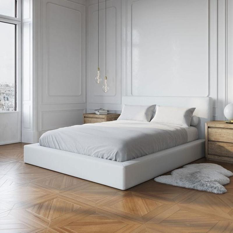 Bed, Multiple Sizes, White - SHL60