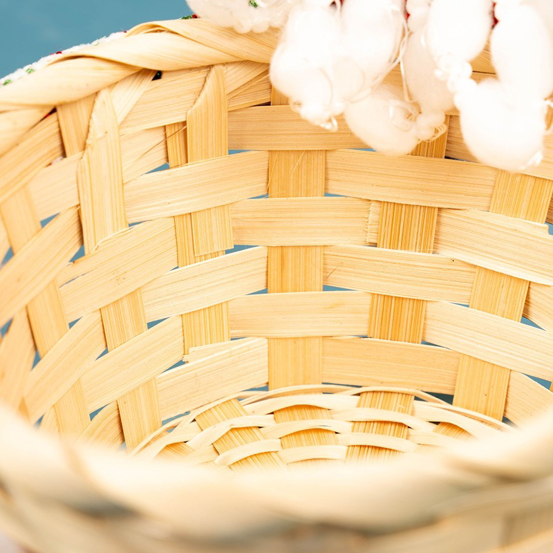 سلة تسالي سانتا، قطعة واحدة، ألوان متعددة - KM-EG55-520