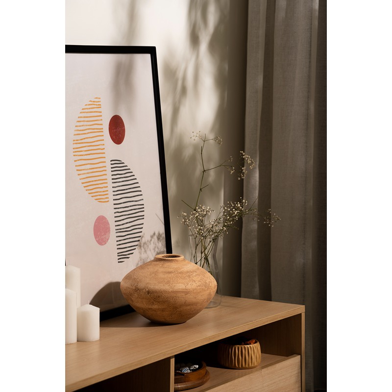 Handless Rustic Roots Vase, 25 cm, Multiple Colors - KM-EG170-07