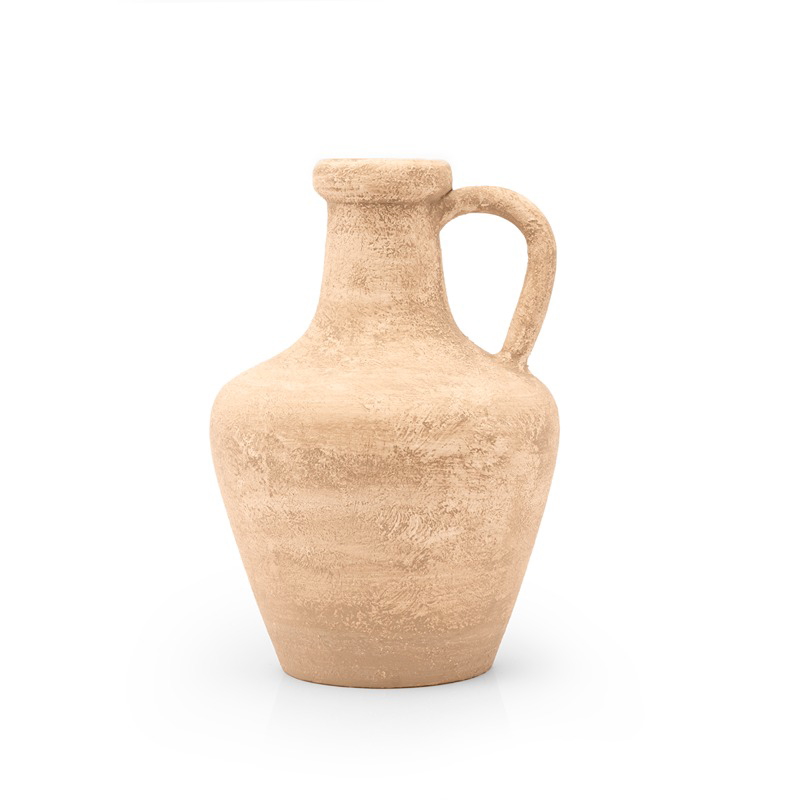 Rustic Roots Vase With One Handle, 20 cm, Multiple Colors - KM-EG170-08