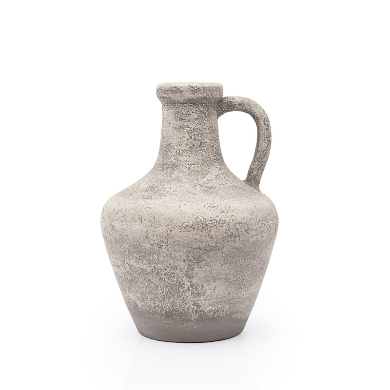 Rustic Roots Vase With One Handle, 20 cm, Multiple Colors - KM-EG170-08