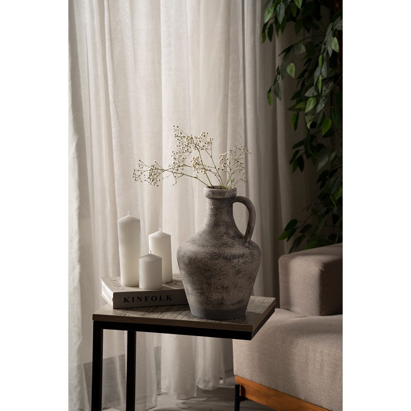 Rustic Roots Vase With One Handle, 20 cm, Multiple Colors - KM-EG170-08