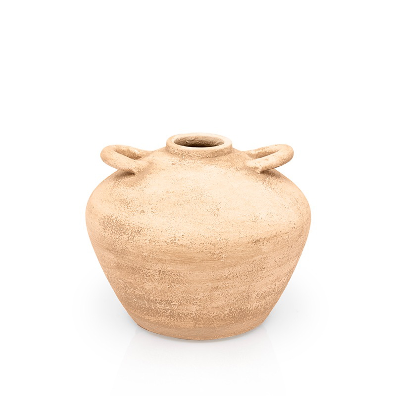 Rustic Roots Vase With Two Handle, 27 cm, Multiple Colors - KM-EG170-09