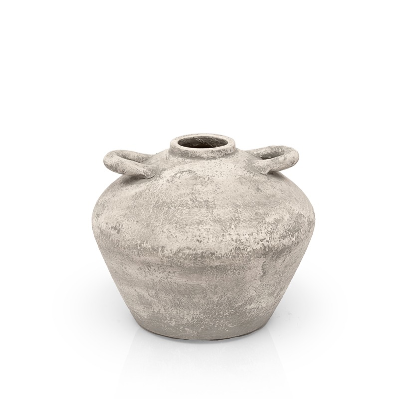 Rustic Roots Vase With Two Handle, 27 cm, Multiple Colors - KM-EG170-09