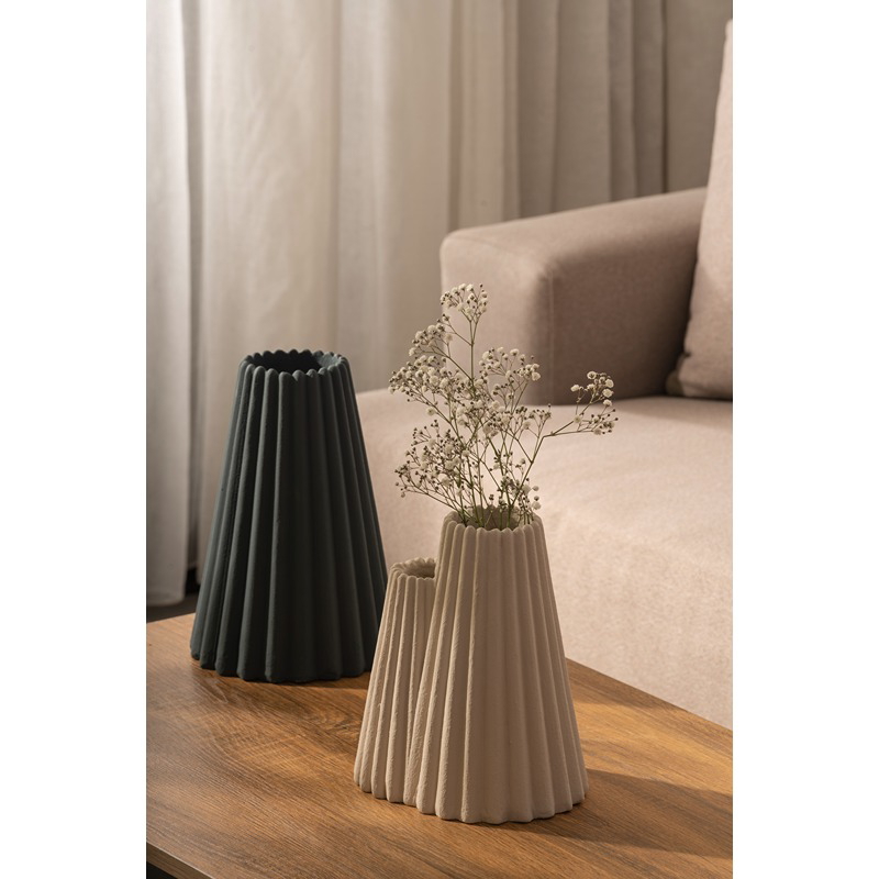 Lavi Twin Vase, 20 cm, Multiple Colors - KM-EG170-12