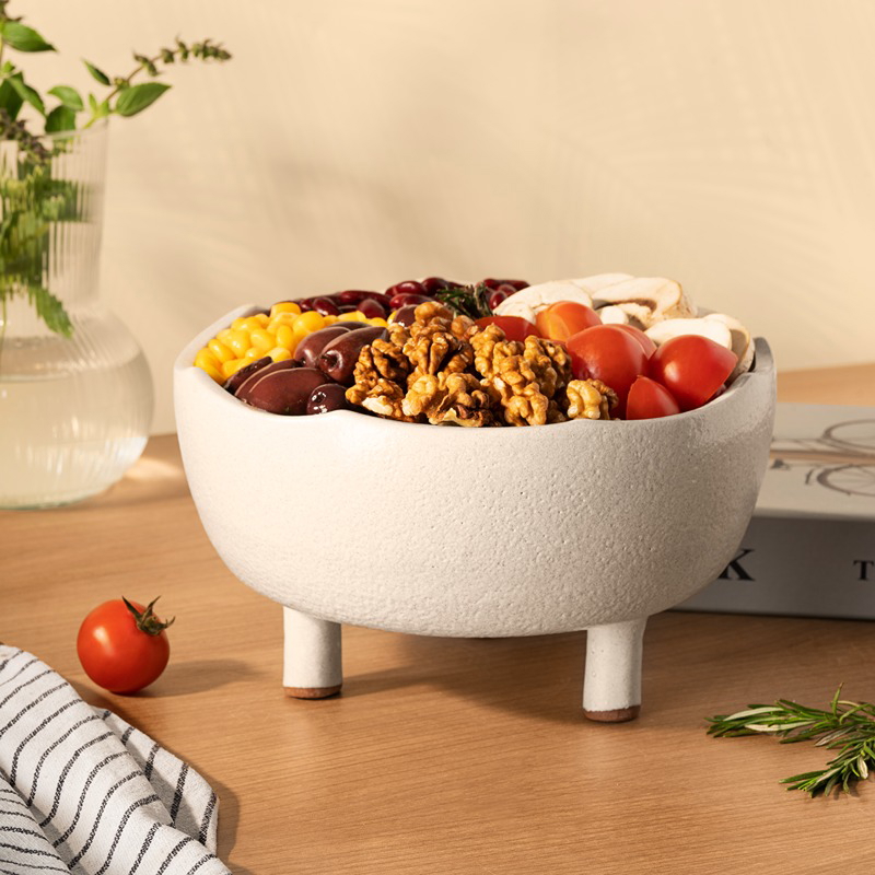 Leggy Serving Bowl, 23 cm, Multiple Colors - KM-EG170-13