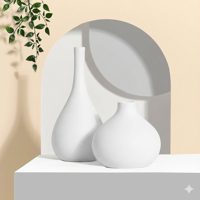 Salvano Vase Set, 2 Pcs, Multiple Colors - KM-EG170-20