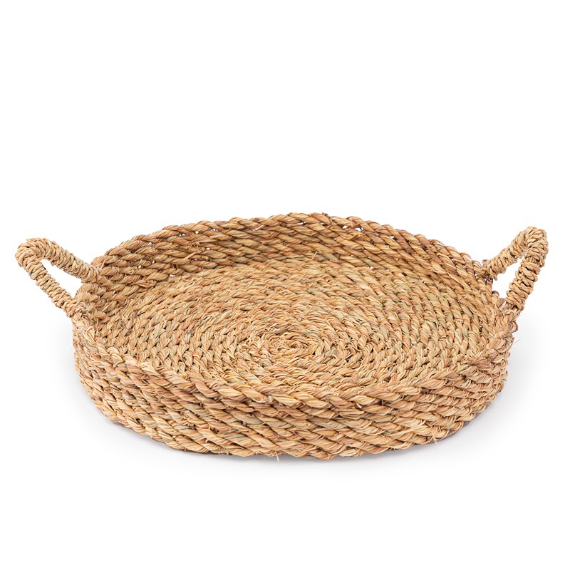 Decorative Tray, 35 cm, Beige - KM-EG170-21