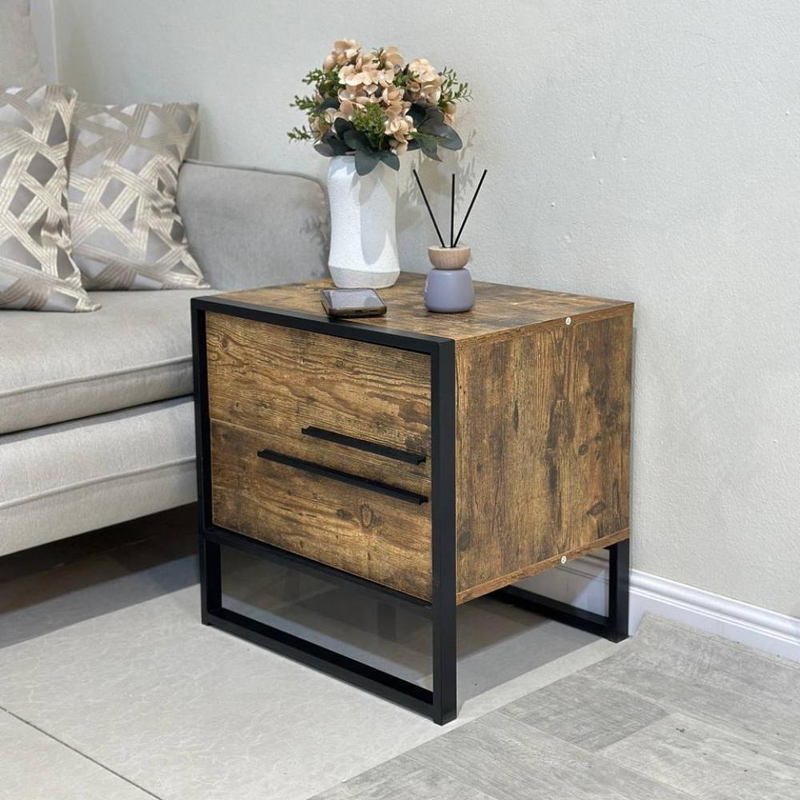 كومود، 45 سم، خشبي/أسود - KM-EG179-31