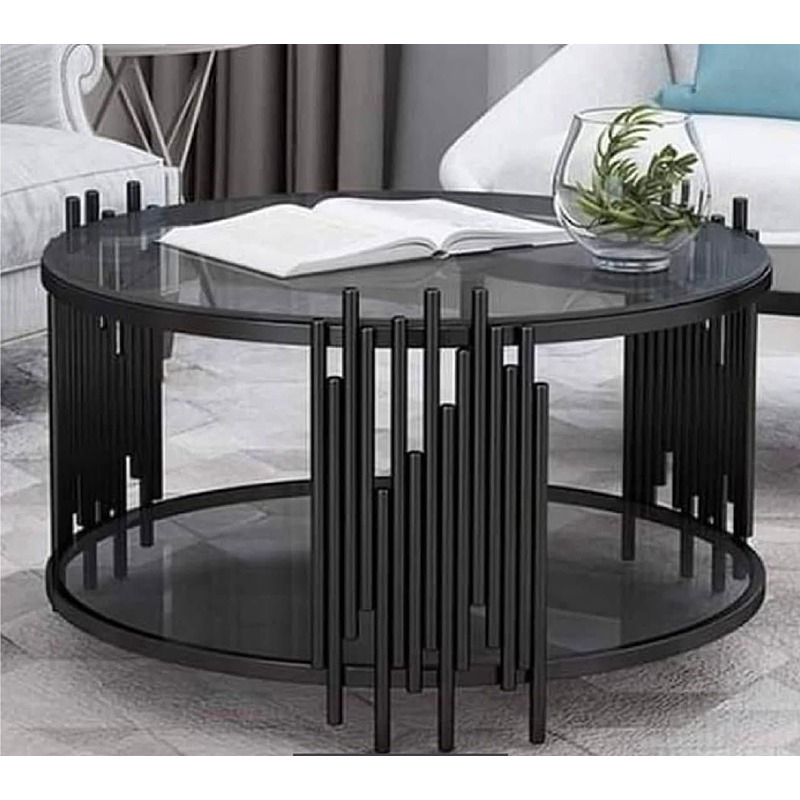 طاولة قهوة، 80 سم، أسود - KM-EG179-248