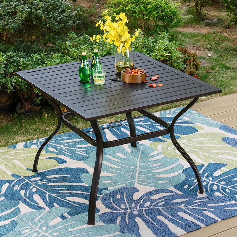 ترابيزه خارجيه, 70 سم, اسود - KM-EG180-128